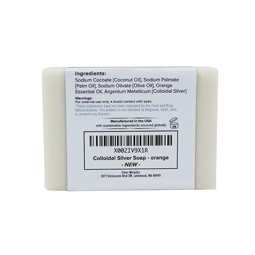 Miniatura 2 de Silver Miracles Jabón de Plata Coloidal con Aceite Esencial de Naranja