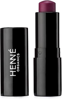 Henné Organics Luxury Lip Tint - Moisturizing, Sheer Natural Color - Muse (Berry Mauve)