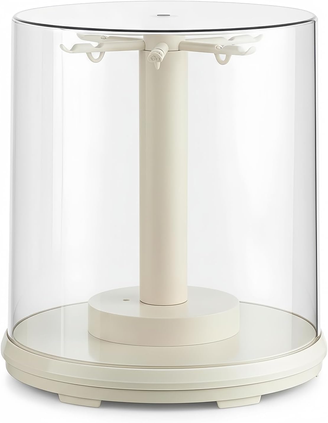 Clear Acrylic Display Case for LBB Plush Doll - Hanging & Tabletop Protective Storage Box, Dust/Moisture-Proof, 360° Rotating, Stackable - Ideal Gift for Collectors (Doll Not Included)