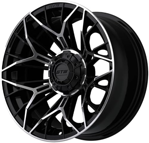 Miniatura 3 de GTW Stellar - Rueda de aluminio para carrito de golf de 15 pulgadas de 15 x 7 pulgadas, 4-4 pernos  desplazamiento 34 (negro matemecanizado)
