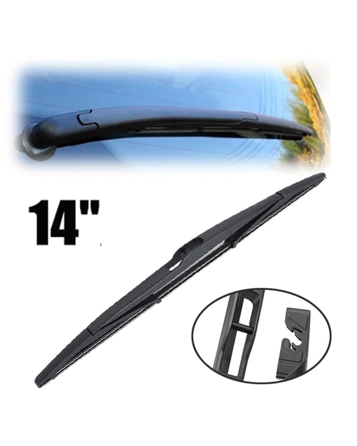 Coche Limpiaparabrisas Para Renaultes Para Clio 3 MK3 2005 2006 2007 2008 2009 2010 2011 2012 Limpiaparabrisas Delantero Y Trasero