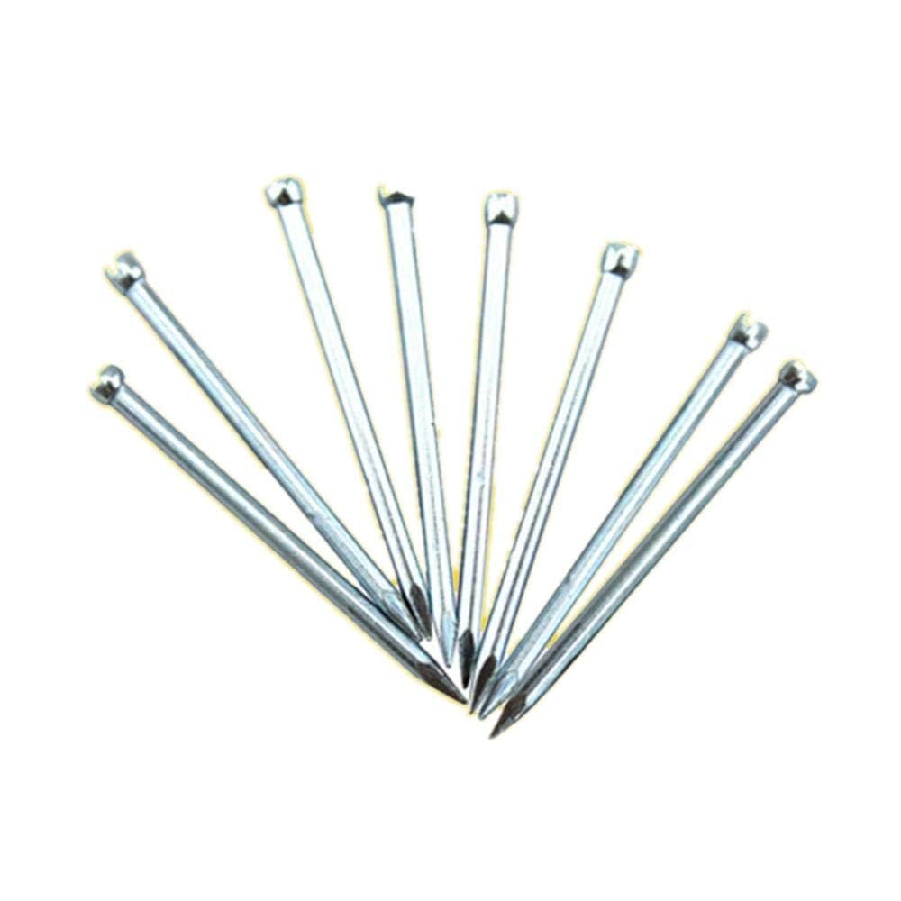 Clavos de Cemento,Clavos de Pared Tachuelas Clavos Zócalo de Piso de Madera, Clavos de Acero sin Cabeza, Clavos de aleación de Cromo-níquel, Clavos de Cemento(3cm*160)