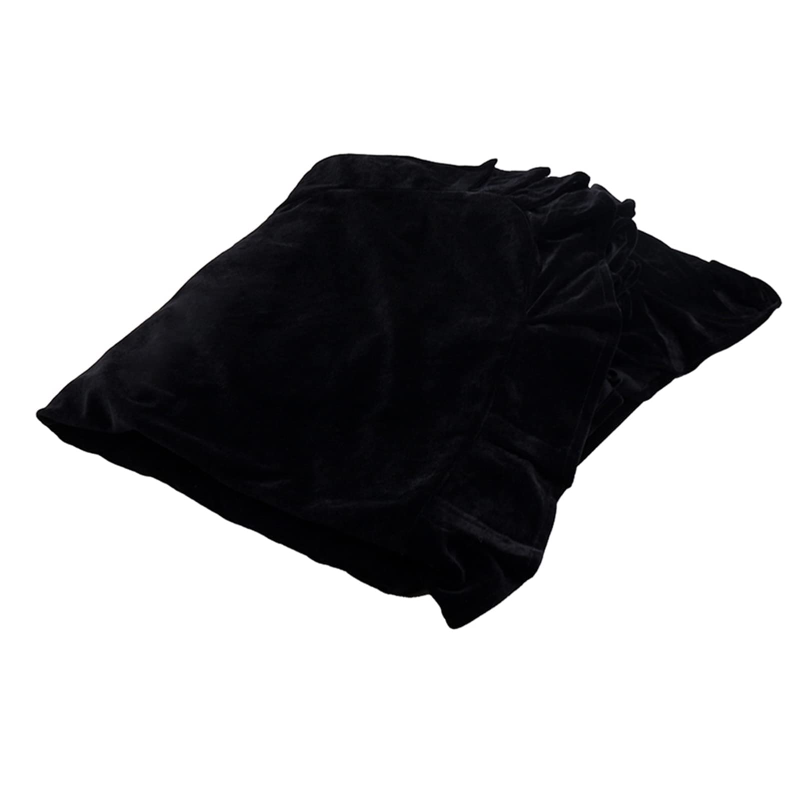 Full Piano Cover, Lightweight & Portable, Classic Design, Complete Protection, Breathable Material, Doesnt Show Dirt, Curtain-Like Style, Made of Pleuche Material (Black)