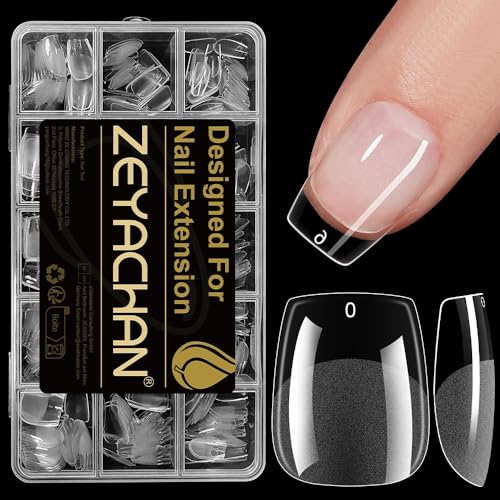 ZEYACHAN 540 Piezas Tips Uñas Bailarina, 15 Tamaños Tips Uñas Transparentes, Semi Mate, Tips Uñas Cortas, Soft Gel Nail Tips, Tips De Uñas Para Bricolaje De Uñas ZEYACHAN 540 Piezas Tips Uñas Bailarina, 15 Tamaños Tips Uñas Transparentes, Semi Mate, Tips Uñas Cortas, Soft Gel Nail Tips, Tips De Uñas Para Bricolaje De Uñas