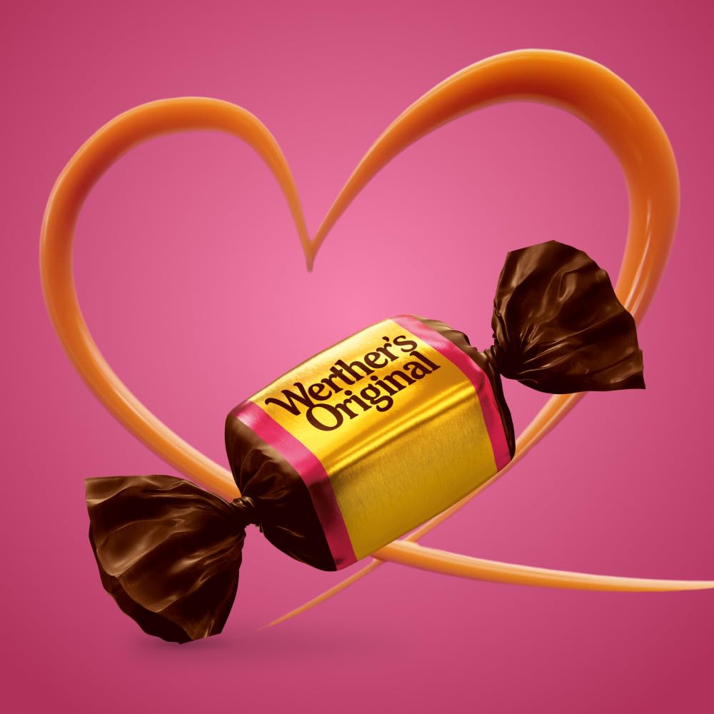Caramelos werther´s original de toffe recubiertos de chocolate blandos bolsa 1 kg