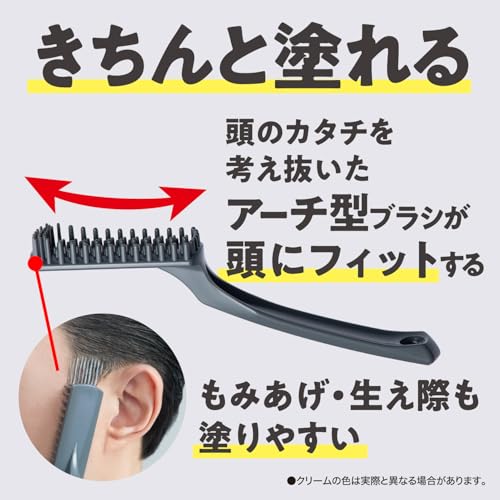 サロンドプロ サロンドプロ 白髪染め ワンプッシュ メンズカラー 6A 深みのあるアッシュブラウン の商品画像 4