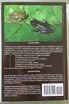 Hardcover Guia de Campo de los Anfibios de Honduras Book