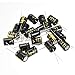 uxcell Aluminum Radial Electrolytic Capacitor with 6.8uF 400V 105 Celsius Life 2000H 10 x 13 mm Black 20pcs