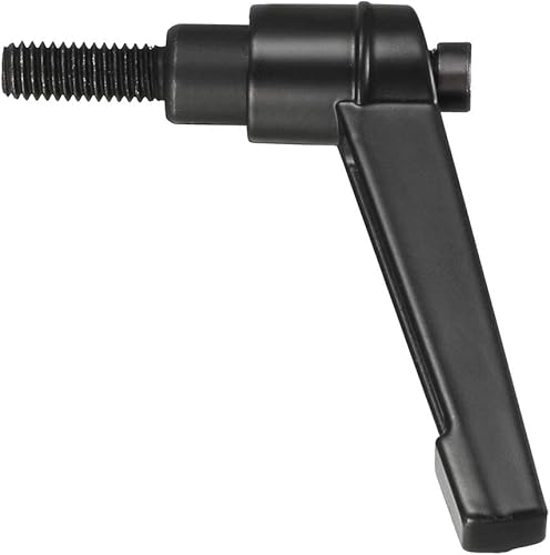Miniatura 12 de uxcell M8 x 1.260 in Mango de sujeción ajustable Palanca de sujeción Rosca Botón de trinquete macho roscado Perillas de bloqueo Tornillo giratorio