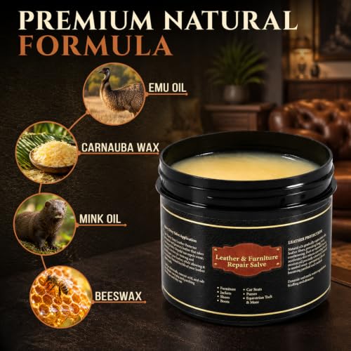 Leather Conditioner with Beeswax Balm