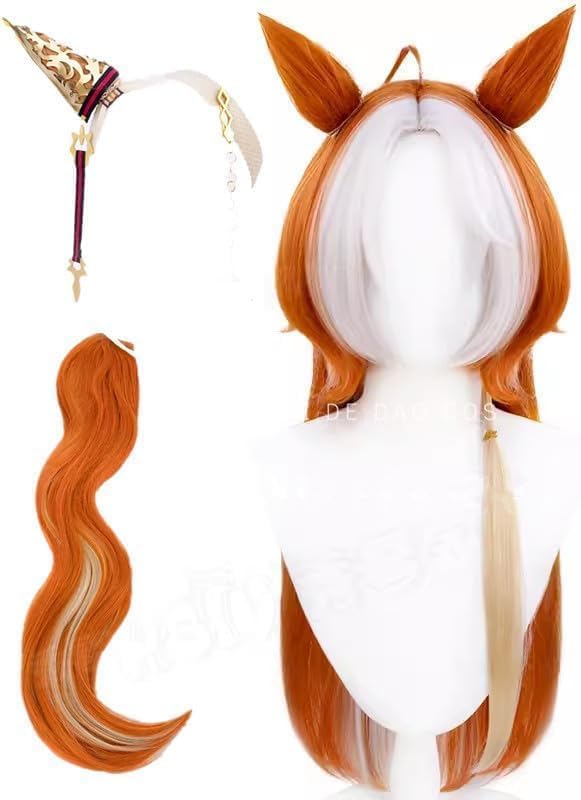 オルフェーヴル コスプレ ウィッグ+髪飾り+尾 Amazon.co.jp