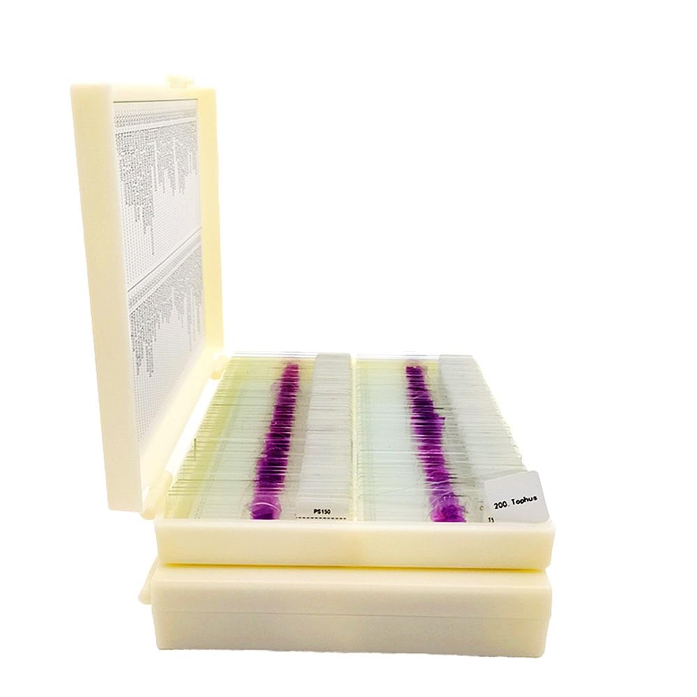 200PCS Pathology Prepared Microscope Slides for Medical Education