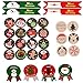 Adesivi per Etichette Natalizie, chiudipacco Adesivi Natale Etichette Adesivi Scrapbooking, per artigianato artistico scrapbooking facciate decorazioni decalcomanie natale buon natale facce