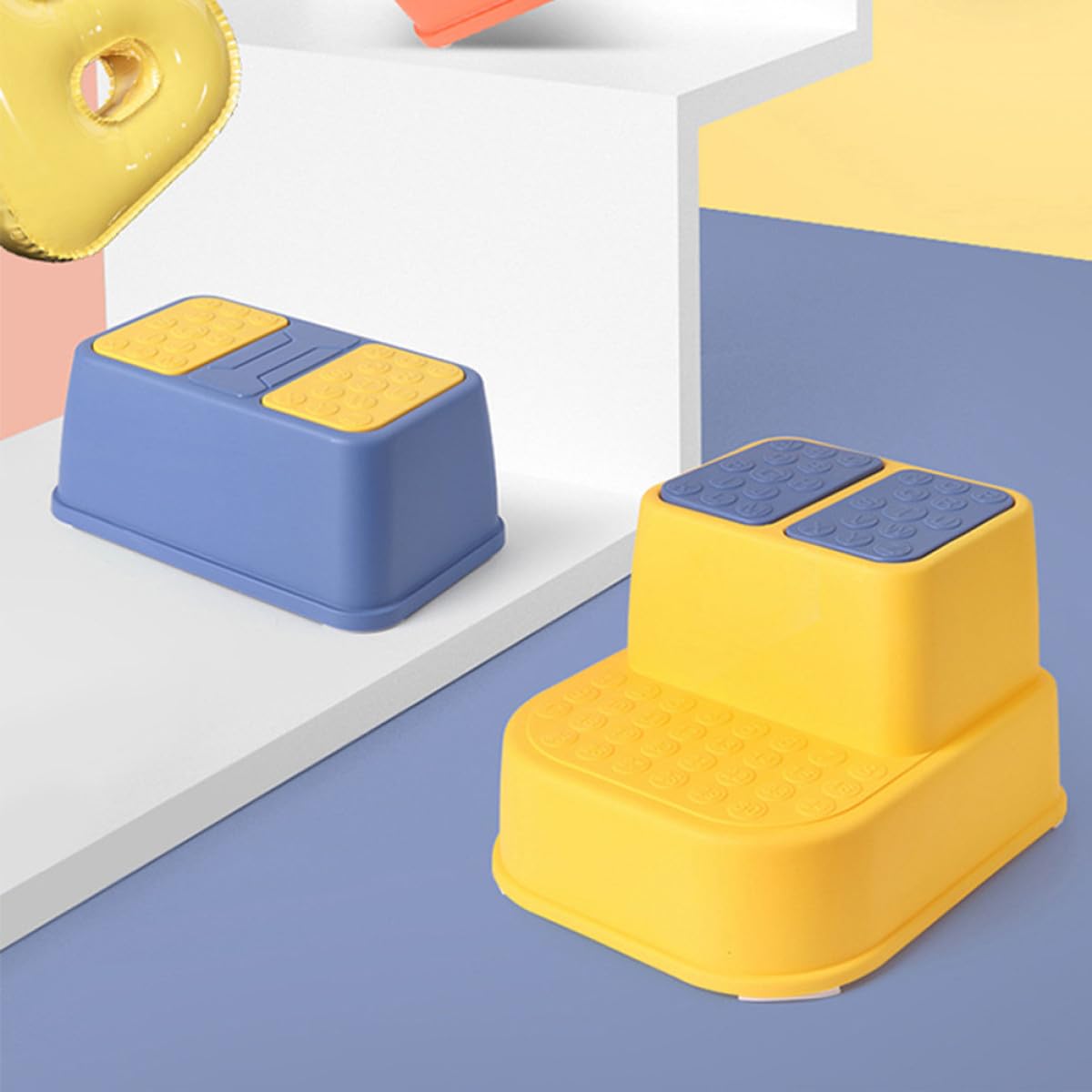 FOMIYES Rutschfester und Einfache Benutzung Kinderhocker aus Pp Kunststoff Stabiler und Einlagiger Tritthocker Handliches Design für Kinder für Badezimmer und Zuhause
