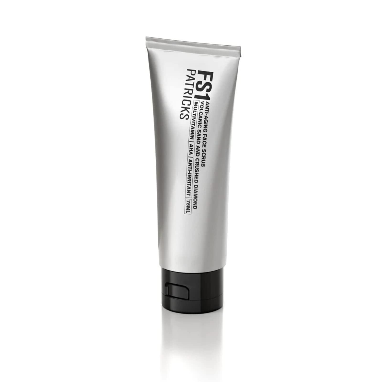 PATRICKSFS1D | Volcanic Sand and Crushed Diamond Skin Exfoliating Face Wash Scrub & Gentle Facial Exfoliant Cleanser for Wrinkles, Enlarged Pores, Acne, Ingrown Hair, Blackheads Mens Skin Care 15ml