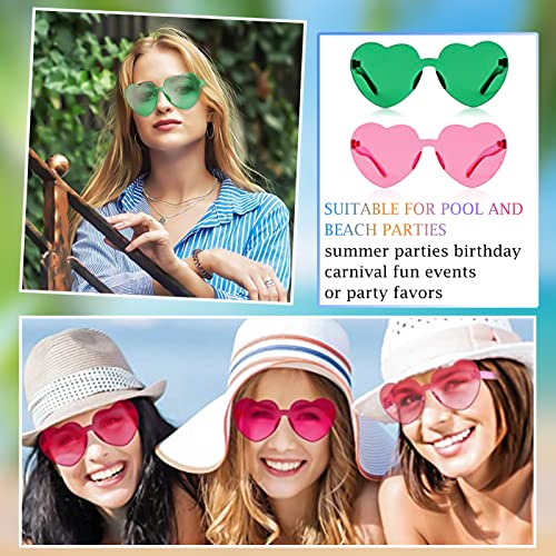 ENAIAH 10 paar glazen hartvormige hippiebril, hippie-hartvormige bril, retro kostuum, bril, hartvormige zonnebril… - Image 5