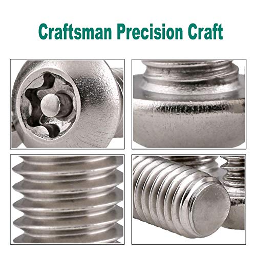 Aootf Anti Theft License Plate Screws Tamper Resistant 304 Stainless