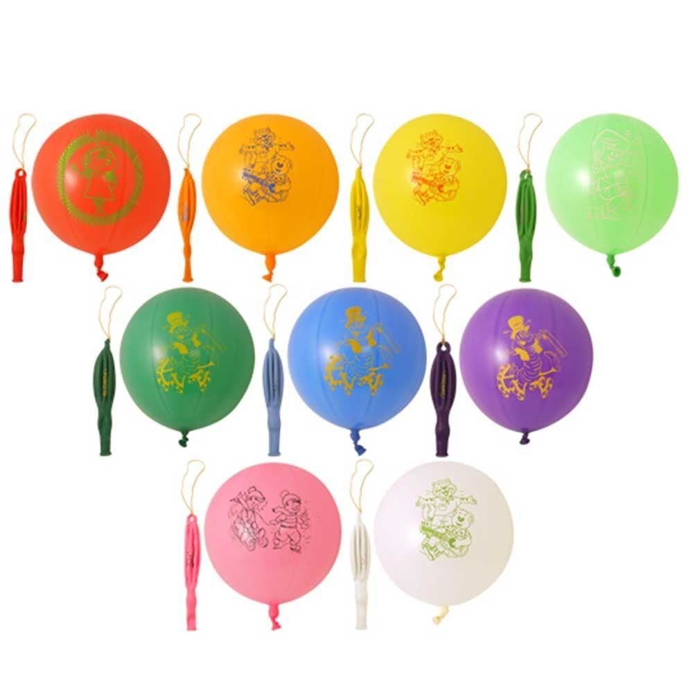 SHATCHI 5pcs-100pcs Large Punch Balloons with Elastic Multi Coloured Loot Bag Party Gifts Stocking Fillers Pinata Toys Wholesale Bulk Buy