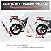 Donext Motorcycle Stand 850LB Sport Bike Rear Wheel Lift Swingarm Paddock Stands Red, U+L