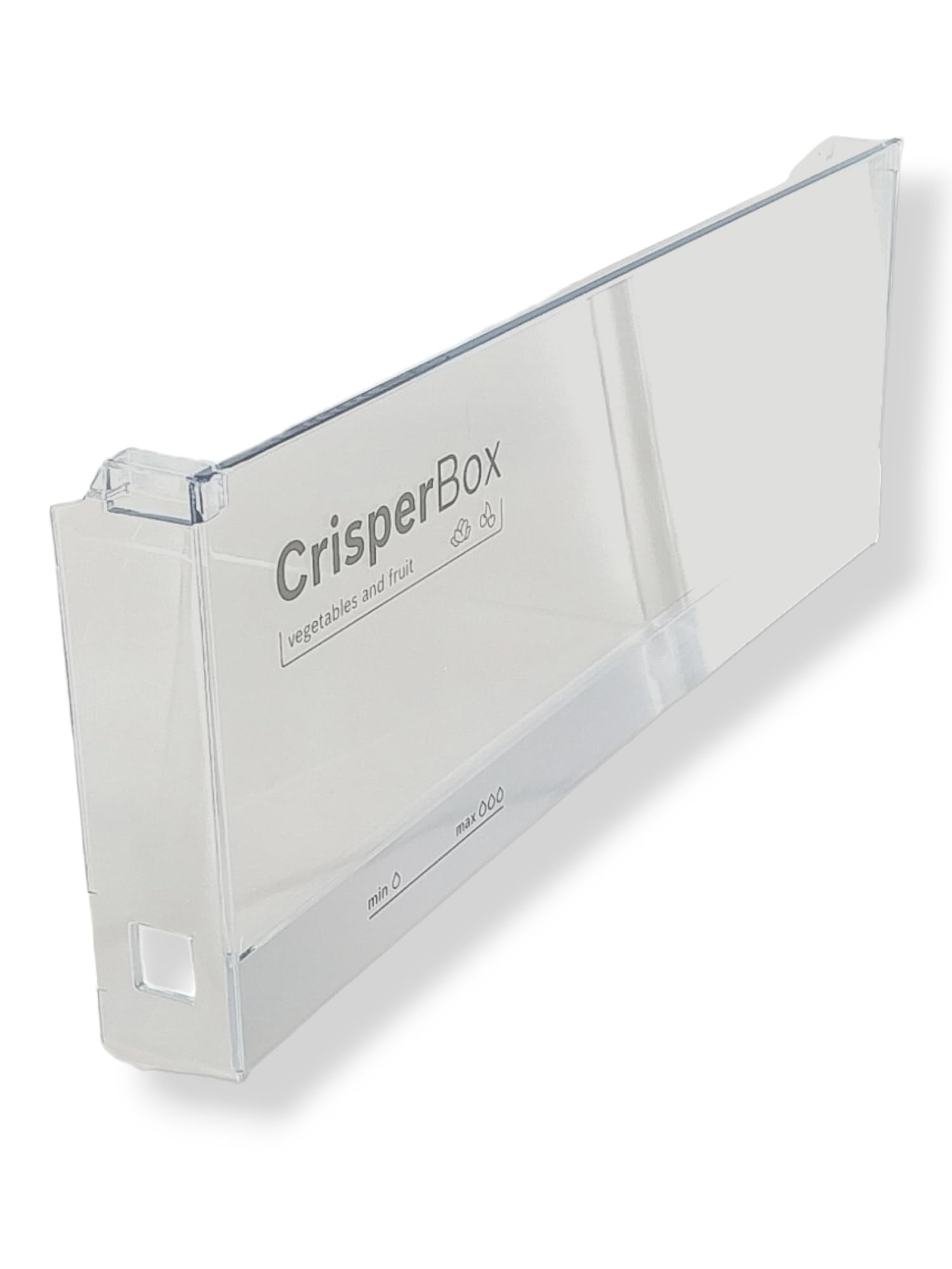 DL-pro Schubladenblende 450x165mm für Bosch 11000682 für CrisperBox Gemüsebehälter Kühlschrank KühlGefrierKombination