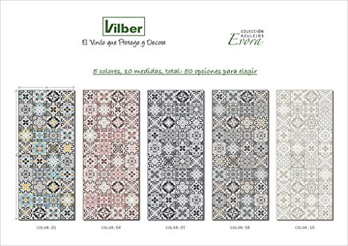 Tapis vinyle beige 78x180 cm résistant et imperméable Evora 10 - 6