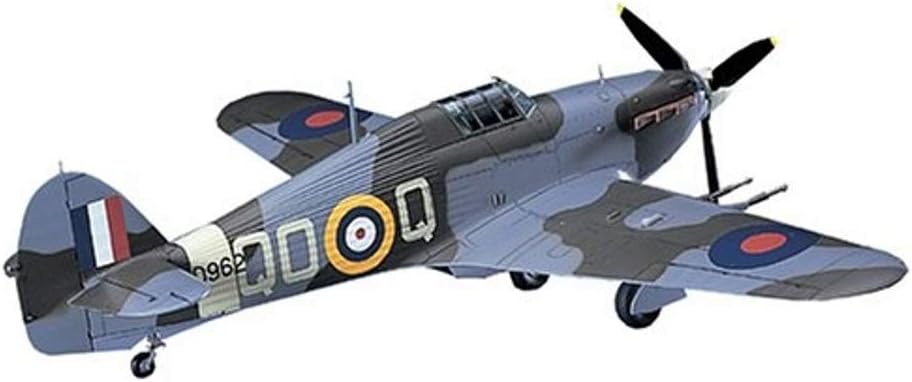 Assembled Hasegawa JT51 Hawker Hurricane Mk.IIC Model