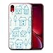 Produktbild Stuff4 Gel TPU Hülle/Case für Apple iPhone XR/Haus Gekritzel Muster/Heimtextilien Kollektion