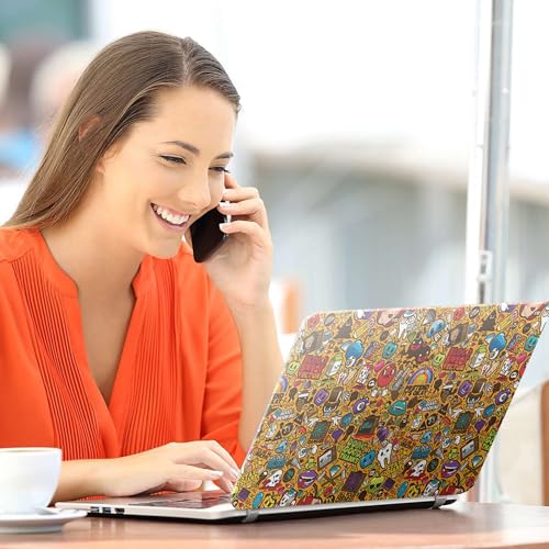 Image of Laptop Skin /Sticker /Cover Bubble-Free| Laminated| Removable| HD Quality Sticker for Laptops Upto 15.6 Inches Compatible with Hp /Dell /Acer /Lenovo /Asus etc.(Cartoon-208)