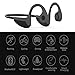 Trcode Bone Conduction Headphones Bluetooth，Open Ear Lightweight Stereo Hands-Free Z8 Sport Bone Conduction Headphones Wireless with Microphone for Listening Music and Running（Black Grey）