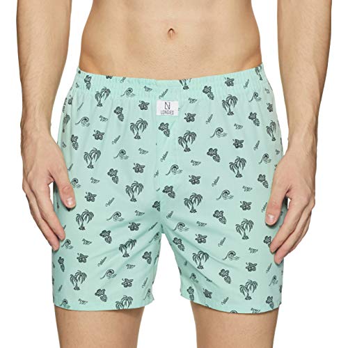 Image of Longies Cotton Regular Printed Men Inner wear (Pack of 3) (LGBOXPO3V005 White,Yellow,Blue L)