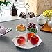 3 Tier Cupcake Stand, Plastic Tiered Serving Stand, Dessert Fruit Snack Tower Tray for Wedding Home Birthday Tea Party Baby Shower, White