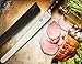 Dalstrong Extra-Long Slicing Knife - 14 inch - Gladiator Series Elite - Premium High Carbon German Steel - Black G10 Handle - Carving Knife Gift- Slicer, BBQ, Brisket - Sheath Included - NSF Certified