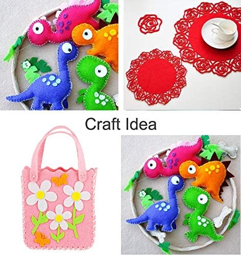 Miniatura 2 de YYCRAFT Craft - Hojas de fieltro suave de 9 x 12 pulgadas, paquete de 24 piezas, amarillo brillante