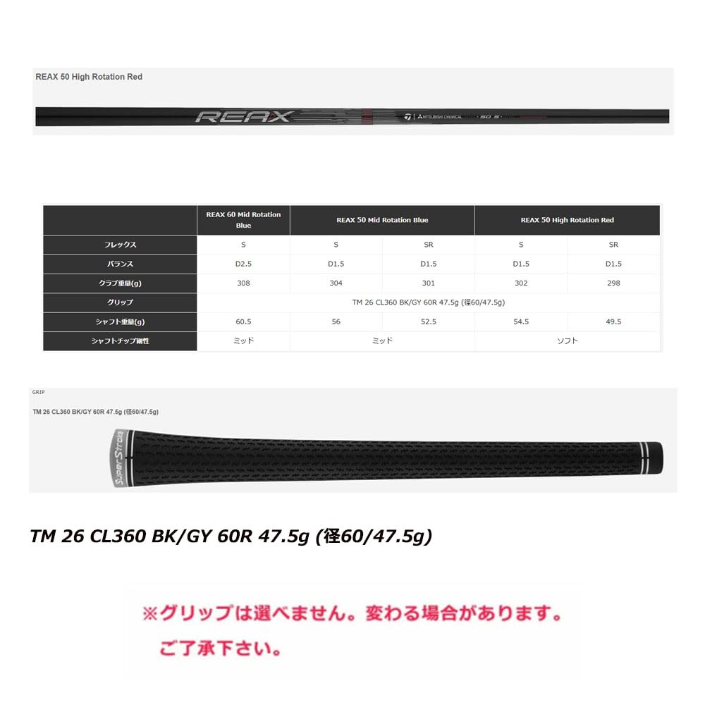 Amazon | 【シャフト／±2°用】 テーラーメイド スリーブ付きシャフト