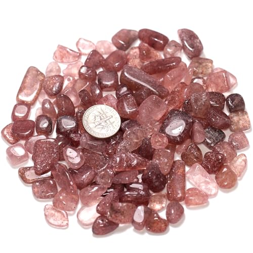 Image of ZenQ 1 lb Crystal Chips, Tumbled Stone Chips for Crafts | Polished, Undrilled Gemstones for Resin Art, Vase Filler, Plant Decor, Candle Making, and DIY Projects