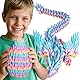 Olee Odee 3D gedruckte Drachen Eier mit beweglichem Drachen Sammler Figuren Fidget Spielzeug für Erwachsene Kinder Geburtstags Oster Regal Dekoration Aquarium,Regenbogen,L (H: 18 cm)