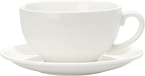 Maxwell & Williams White Basics Diamonds Tea Cup & Saucer 220ML: Cups ...