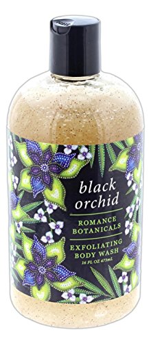 Greenwich Bay 16 Ounce Romance Botanicals Exfoliating Body Wash - Black Orchid