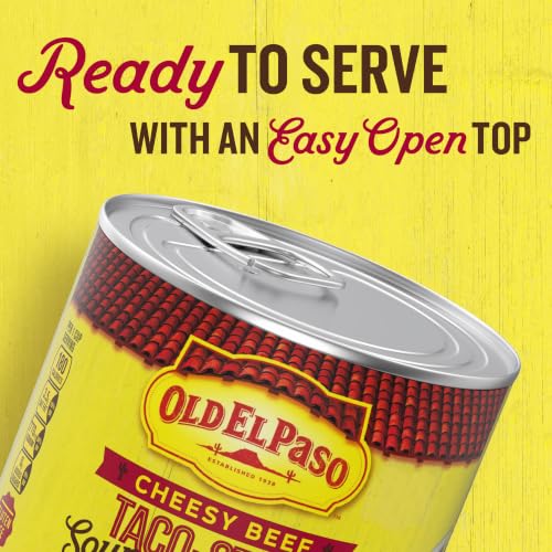 Image of Old El Paso Cheesy Beef Taco-Style Soup, Mild, Gluten Free, 18 oz