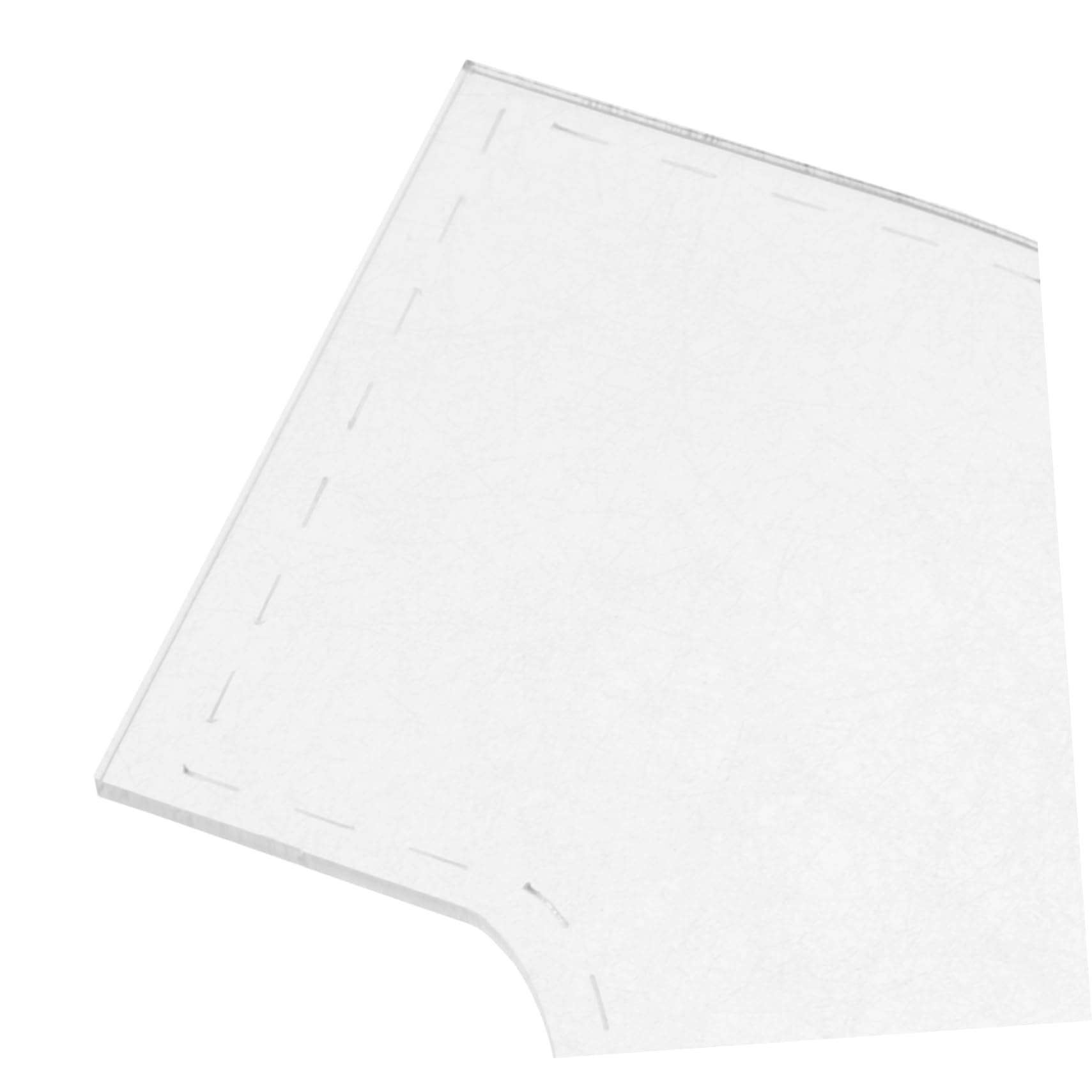HOMSFOU 4 Set Set Di Modelli Di Colture Sovrani Trapunti Governate Forniture Taglio Cutter Modelli Di Ricamo Modelli Di Trapunta Righello Per Trapuntatura Acrilico Bianca 7 Pezzi * 4