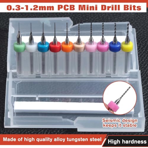 Mini foret à main pour bijoux avec 220 pièces pour création de porte-clés et PCB - 4