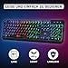 immagine 6KLIM Chroma Tastiera QWERTZ per Gaming Wireless - Alte Performance – Colori da Videogioco e Retroilluminata – Tastiera da Gioco – Tastiera per Videogame PC PS4 Windows, Mac - Nuova Versione