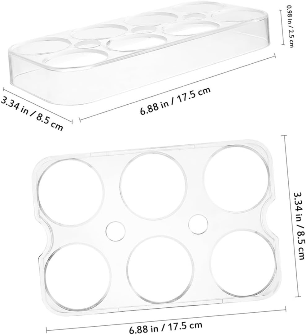 POPETPOP 10pcs Holder for Refrigerator Slot Slot Trays for Kitchen Storage Space-saving Design for Freezers Camping and Picnics
