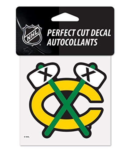 NHL Chicago Blackhawks Official 4"x4" inch Perfect Cut Vinyl Decal
