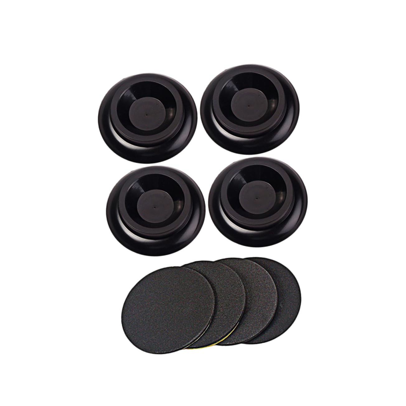 TOYANDONA Piano Accessories 4pcs Piano Mats Caster Cups Non-slip Noise Reduction