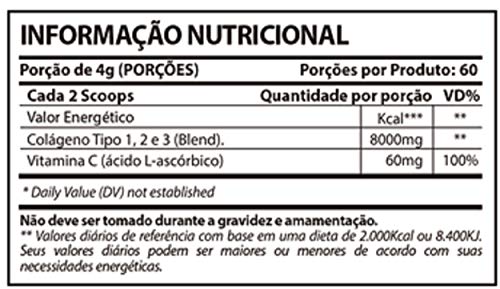 Colágeno Tipo 1, 2 e 3 - 240G – Sunfood