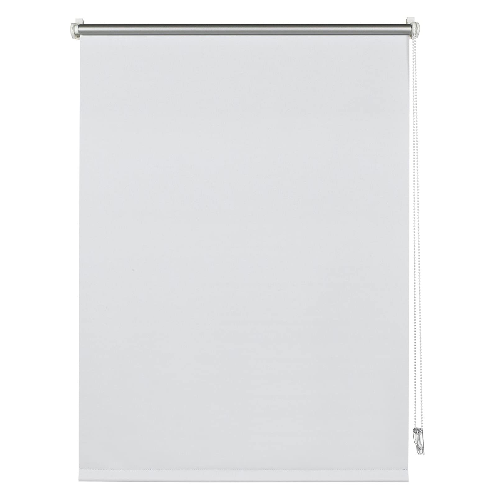 Persianas enrollables opacas resistentes a los rayos UV térmicas, revestimiento plateado, tela de poliéster para oficina, baño, dormitorio, sala de estar (150 cm x 230 cm)