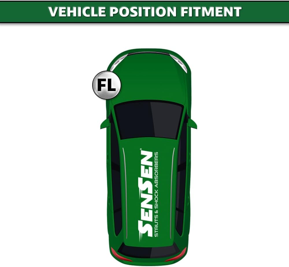 Sensen 9214-0131 Sensen 9214-0131, 03-08 Toyota Corolla Front Left Complete Strut Assembly