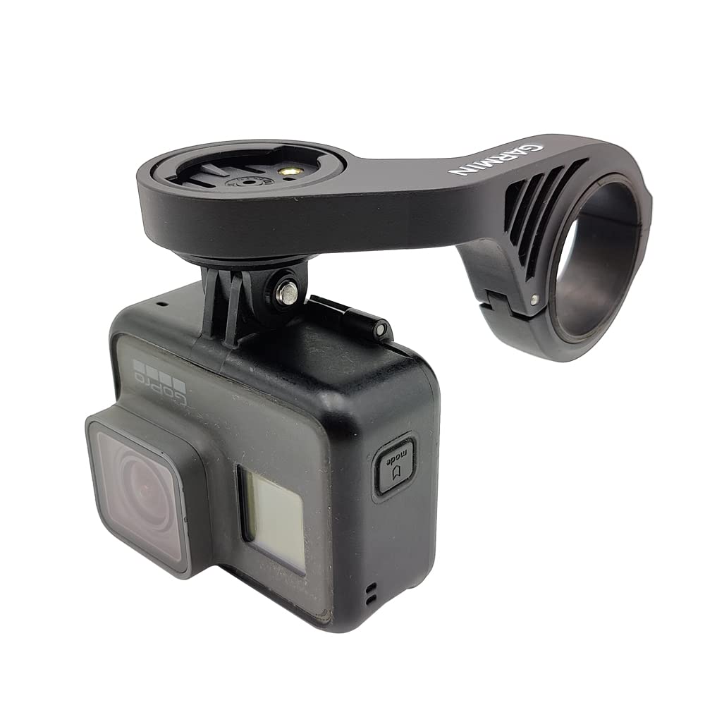 Cestbon Adaptador Combo de Montaje para Garmin Edge Compatible con Cámara o Faro, Adaptador Universal Extendido de Montaje Frontal de Liberación Rápida