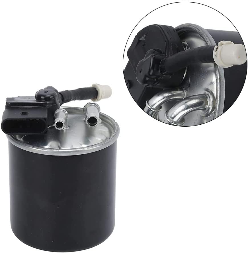 Car Fuel Filter, Oil Filter, Compatible with Mercedes C/E/S‑Class W204 W205 W212 W222 CDI, 6510902852, KL 913, KL913, WK82017, WK 820/17, 651 090 28 52-1